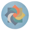 Ковер для йоги круглый Manduka Diameter 150cm